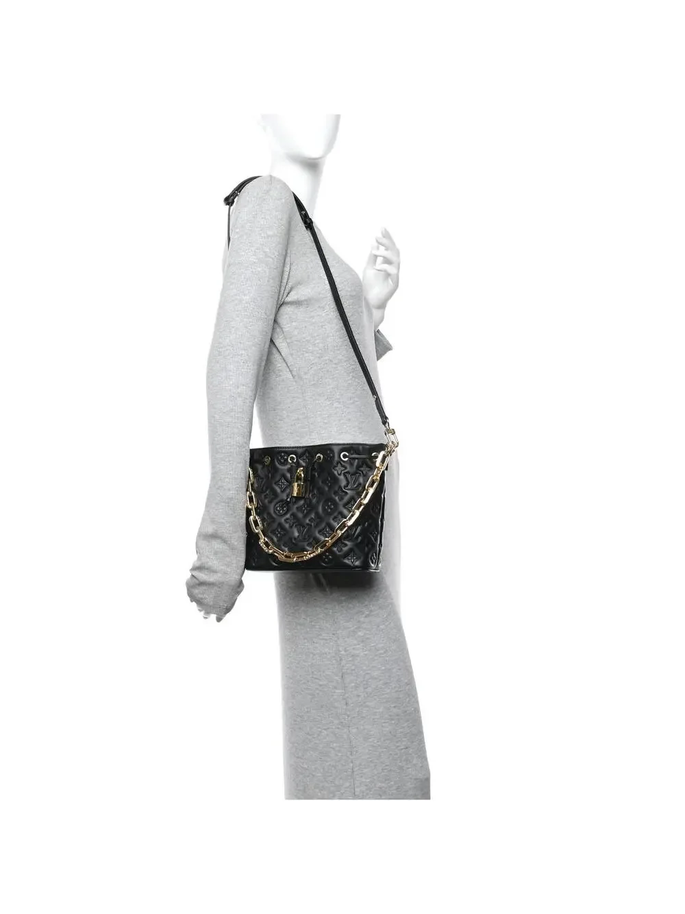 Louis Vuitton Lambskin Embossed Coussin #334328L30B